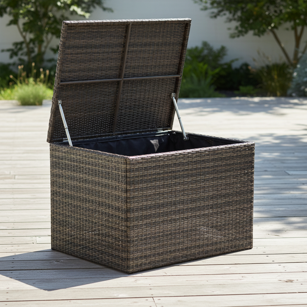 Marbella Rattan Cushion Box L.105 x W.76 x H.72cm