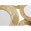 Marcia Hammered Gold Wall Mirror