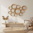 Marcia Hammered Gold Wall Mirror