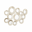 Marcia Hammered Silver Wall Mirror