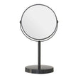 Marisha Grey Metal Small Swivel Table Mirror