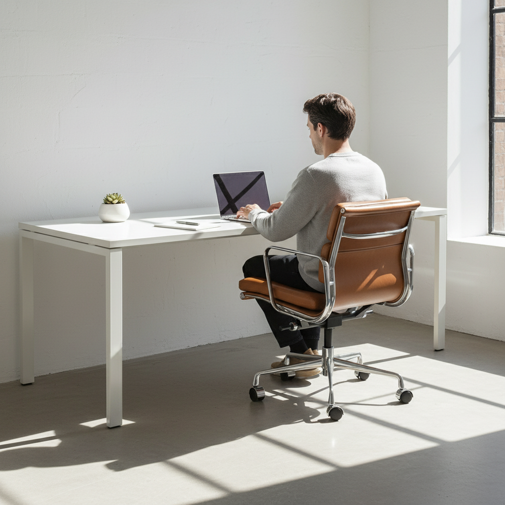 Marley Office Chair With Swivel, Height Adjustable