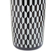 Marlo Black and White Geometric Print Ceramic Umbrella Stand
