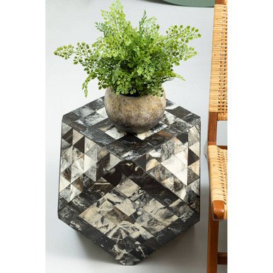 Marlox Mosiac Geometric Side Table