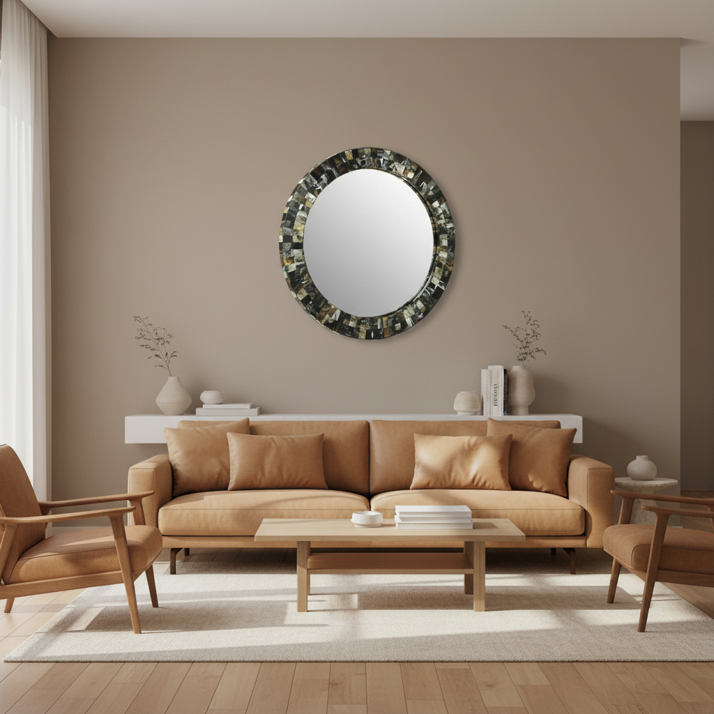 Marlox Antique Green Wall Mirror