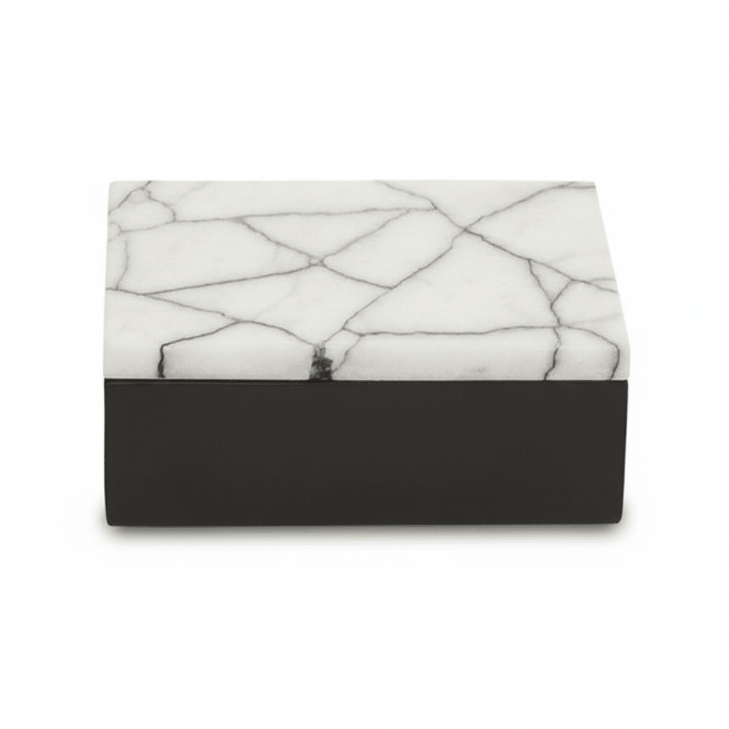 Marmara Small Marble Trinket Box