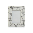 Marmara White and Black Marble 5In X 7In Large Photo Frame