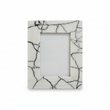 Marmara White and Black Marble 5In X 7In Large Photo Frame