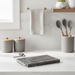 Marmore Black Marble Cheeseboard With Slicer