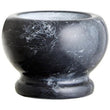 Marmore Black Marble Mortar And Pestle Set