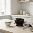 Marmore Black Marble Mortar And Pestle Set