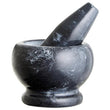 Marmore Black Marble Mortar And Pestle Set