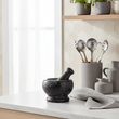 Marmore Black Marble Mortar And Pestle Set