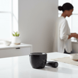 Marmore Black Marble Tapered Mortar And Pestle