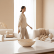 Marmore Cream Marble Bowl