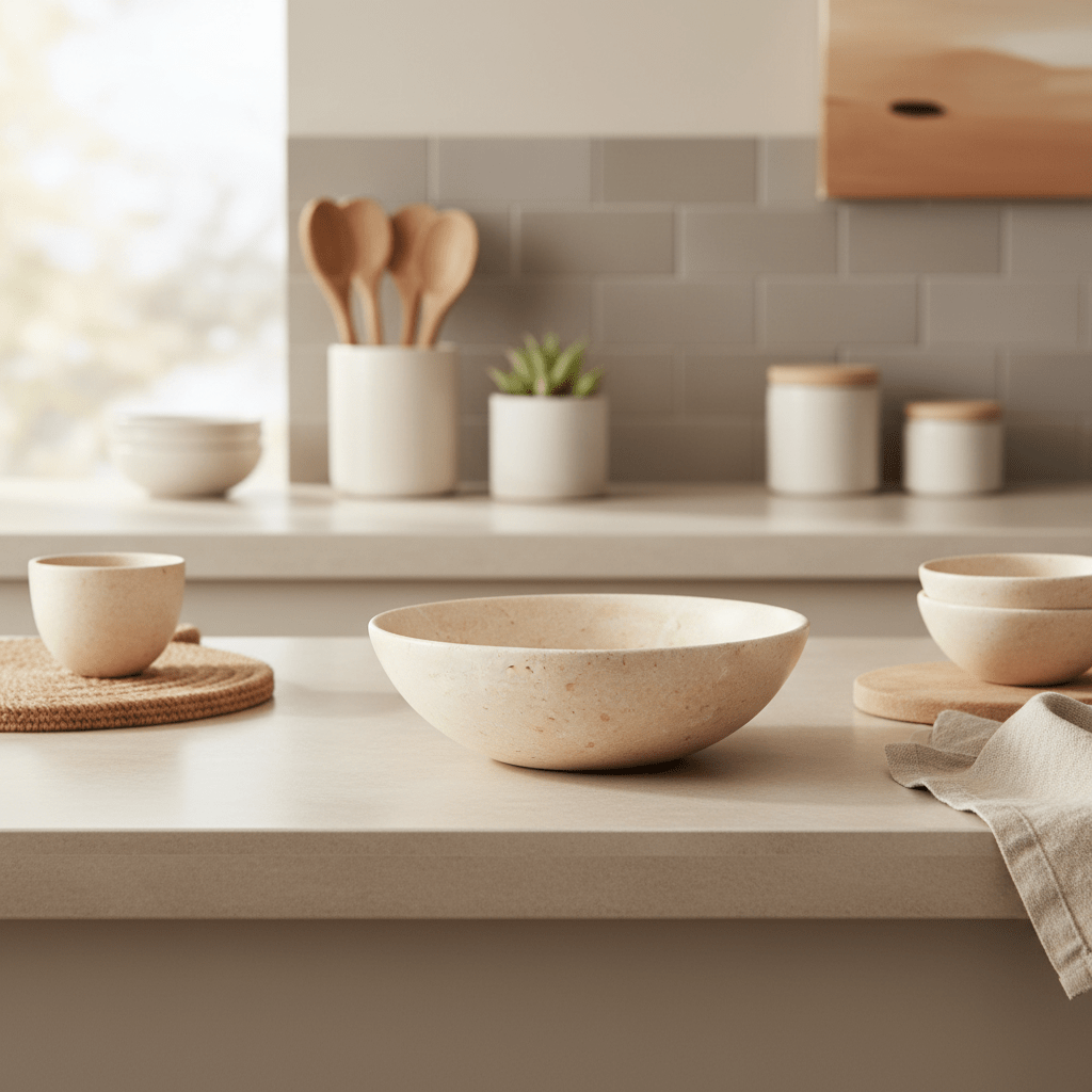Marmore Cream Marble Bowl
