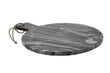 Marmore Grey Marble Round Paddle Serving Board