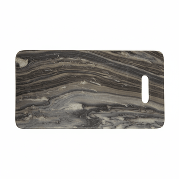 Marmore Rectangular Black Marble Chopping And Serving Board