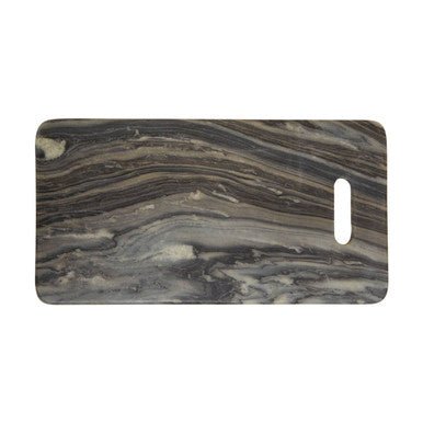 Marmore Rectangular Black Marble Chopping And Serving Board