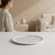 Marmore Round Marble Plate