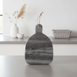 Marmore Rounded Grey Marble Chopping And Serving Board