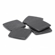 Marmore Set Of 4 Dark Grey Marble Square Coasters