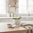 Marmore White Marble Mortar And Pestle