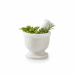 Marmore White Marble Mortar And Pestle