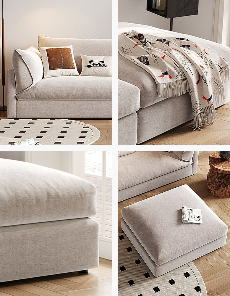 Marquez Two Seater Sofa, Three Seater Sofa, Linen