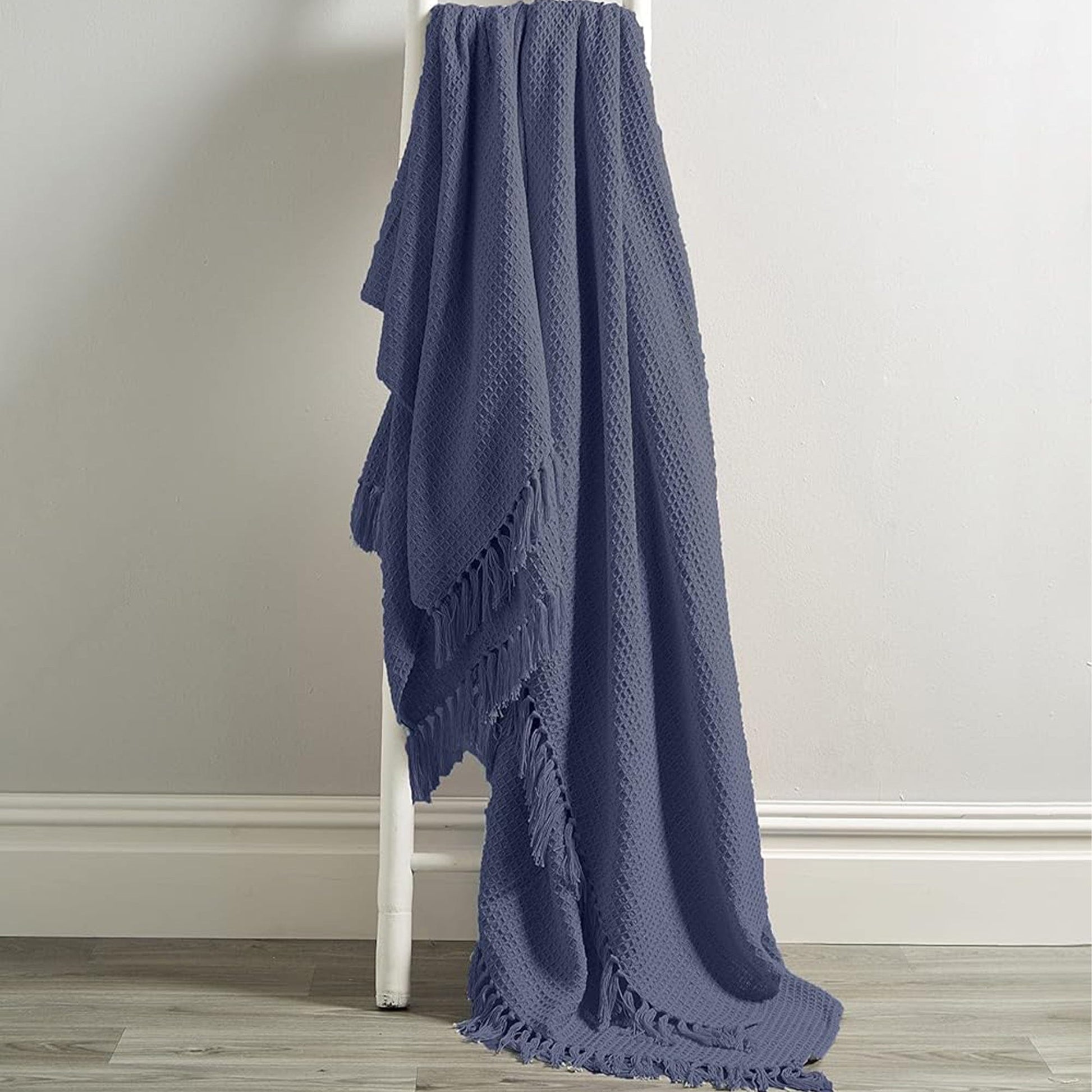Marrakesh Eco - Friendly Super Soft Cotton Throws Lightweight Sustainable Recycled Cotton for Sofa Bed Chair Calming Colours