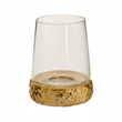 Martele Small Gold Hurricane Candle Holder