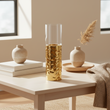 Martele Medium Pller Gold Candle Holder