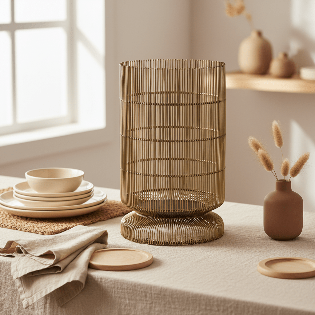 Martina Large Wire Candle Holder