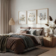 Master Bedroom Art Above Bed Winter New York Manhattan wall art | 