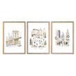 Master Bedroom Art Above Bed Winter New York Manhattan wall art | 