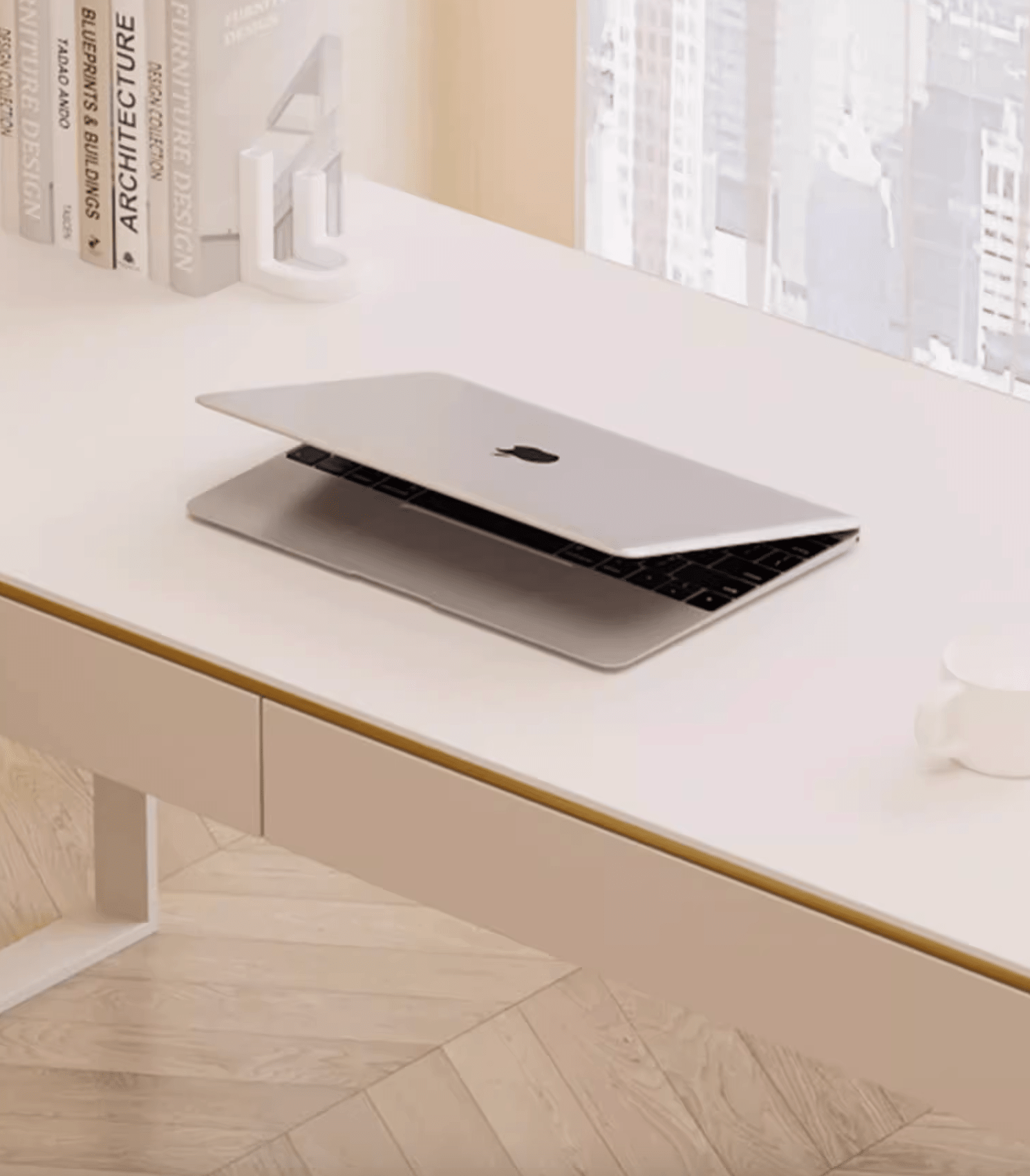 Max Office Desk - Sintered Stone