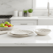 Maya Grey And White 12 Pc Dinner Set