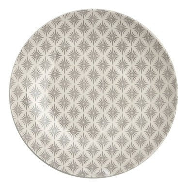 Maya Grey And White 12 Pc Dinner Set