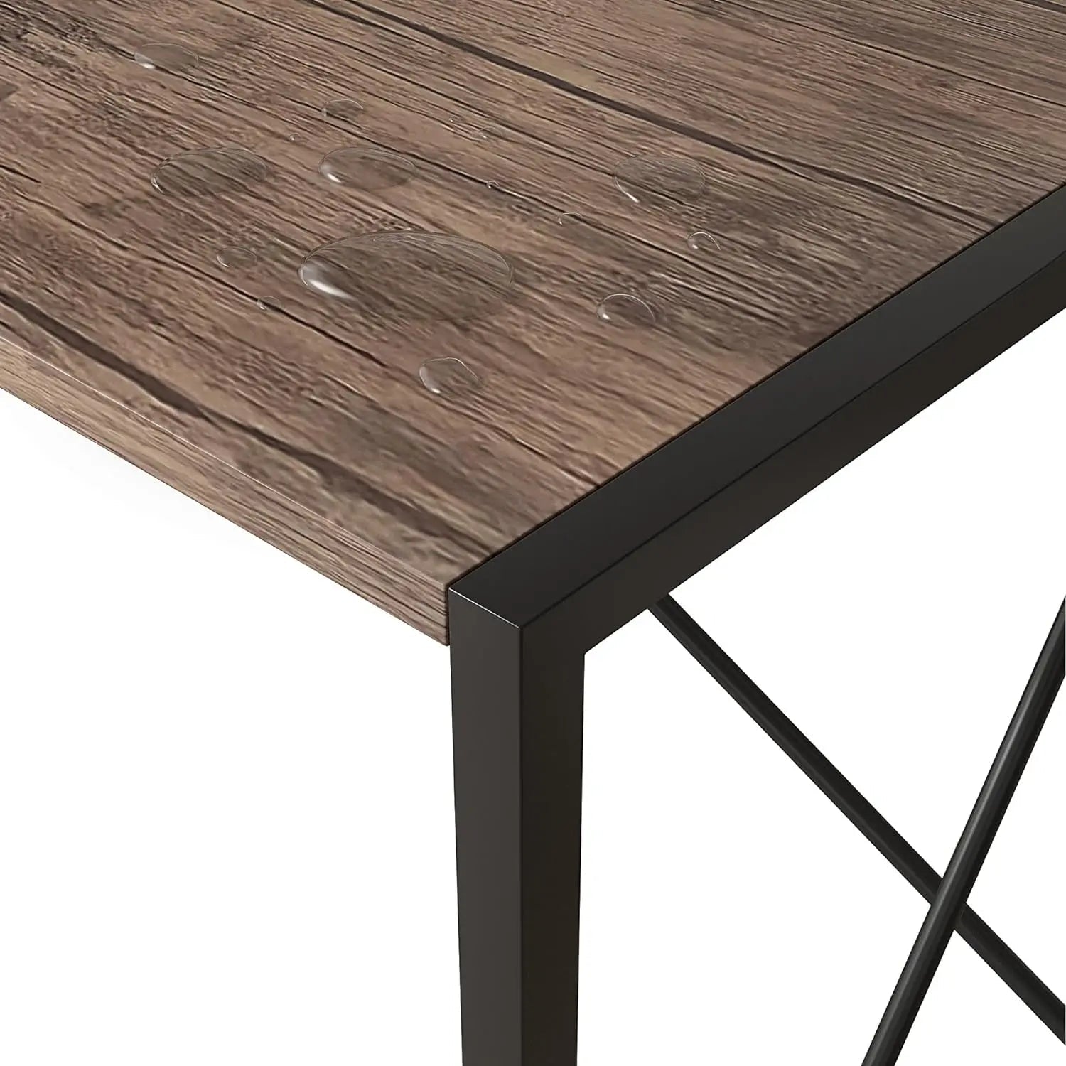 mcc direct Folding Desk Workstation Foldable Computer Desk for Office Home Study Writing Table No Assembly Miami - 80cm