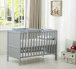 mcc direct Wooden Baby Cot Bed Orlando Top Changer &Aloe Vera Water repellent Mattress