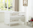 mcc direct Wooden Baby Cot Bed Orlando Top Changer &Aloe Vera Water repellent Mattress