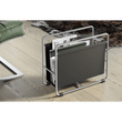 Mecor Sophisticated Black Magazine Rack - Premium Steel Design