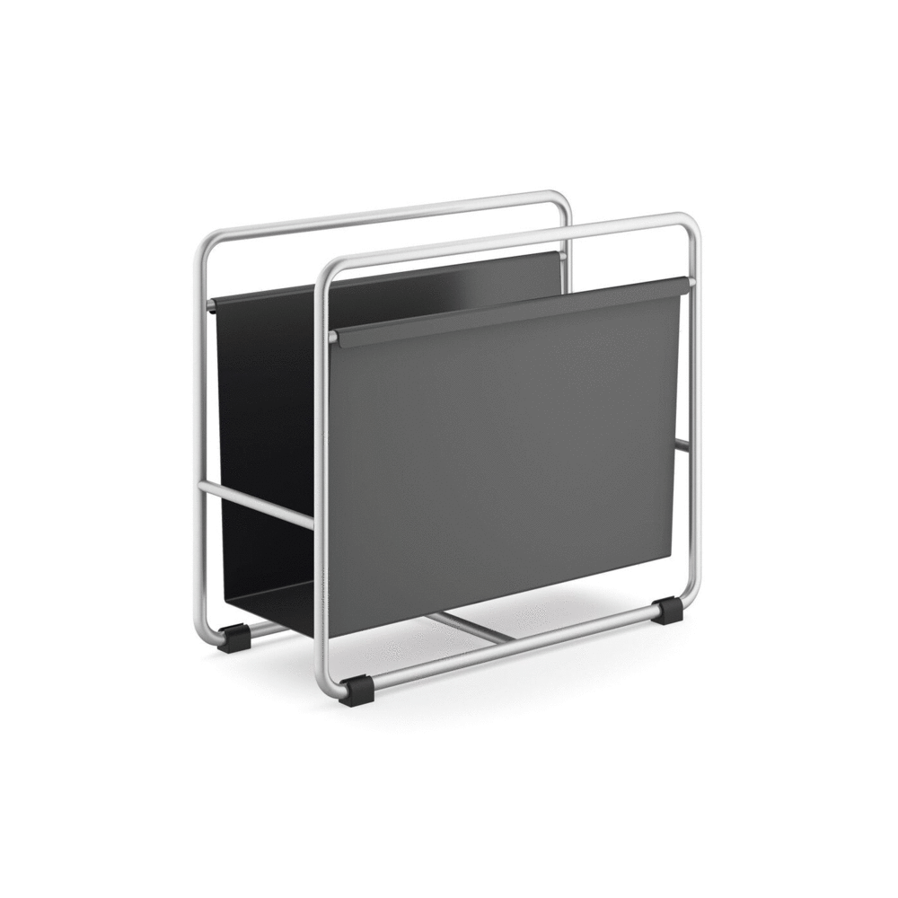 Mecor Sophisticated Black Magazine Rack - Premium Steel Design