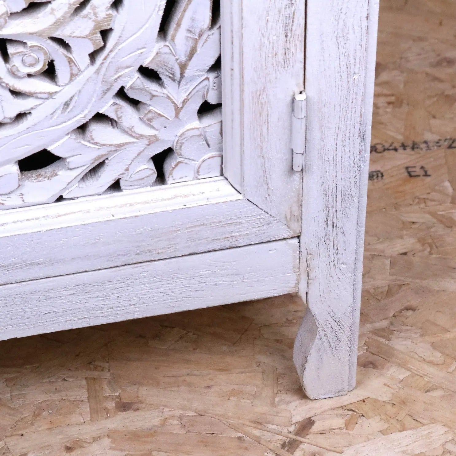 Mehira Mango Wood Bedside Cabinet Antique White