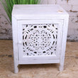 Mehira Mango Wood Bedside Cabinet Antique White