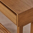 Melia Light Oak Console and Hallway Table with One Drawer