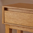 Melia Light Oak Console and Hallway Table with One Drawer