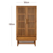 Melia Light Oak Wardrobe with Drawers