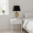 Melora Round Gold Finish Table Lamp