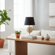 Melora Round Gold Finish Table Lamp
